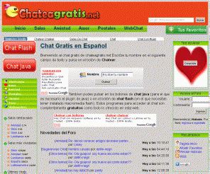 chateagratis 13 18|chate gratis en español.